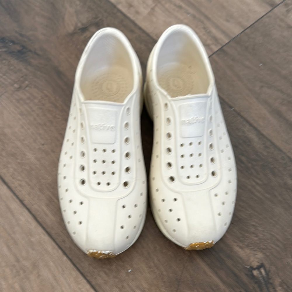 Native Kids Shoes - Cream Mash Speckle Rubber - Picture 3 of 9